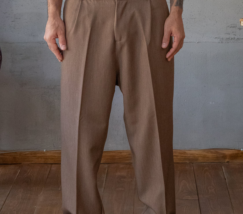 Pantalone palazzo NJB - MARRONE BEK