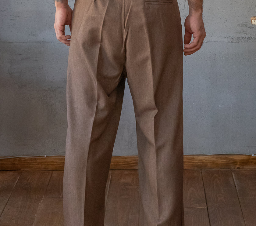 Pantalone palazzo NJB - MARRONE BEK