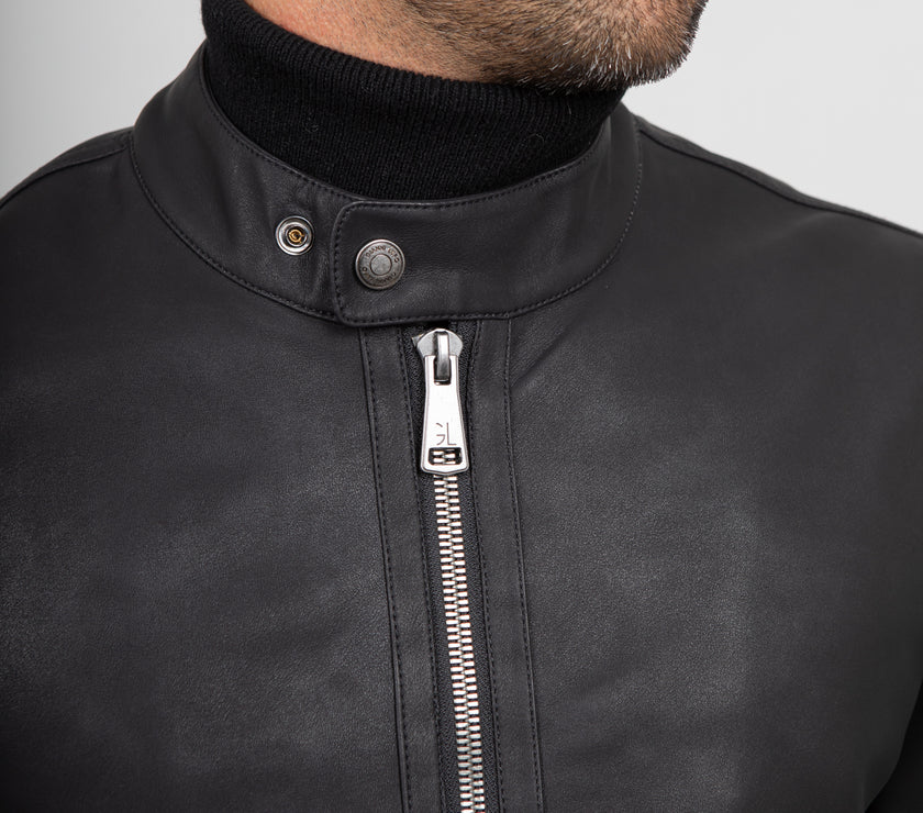 Biker ecopelle GIANNI LUPO - NERO GL9808
