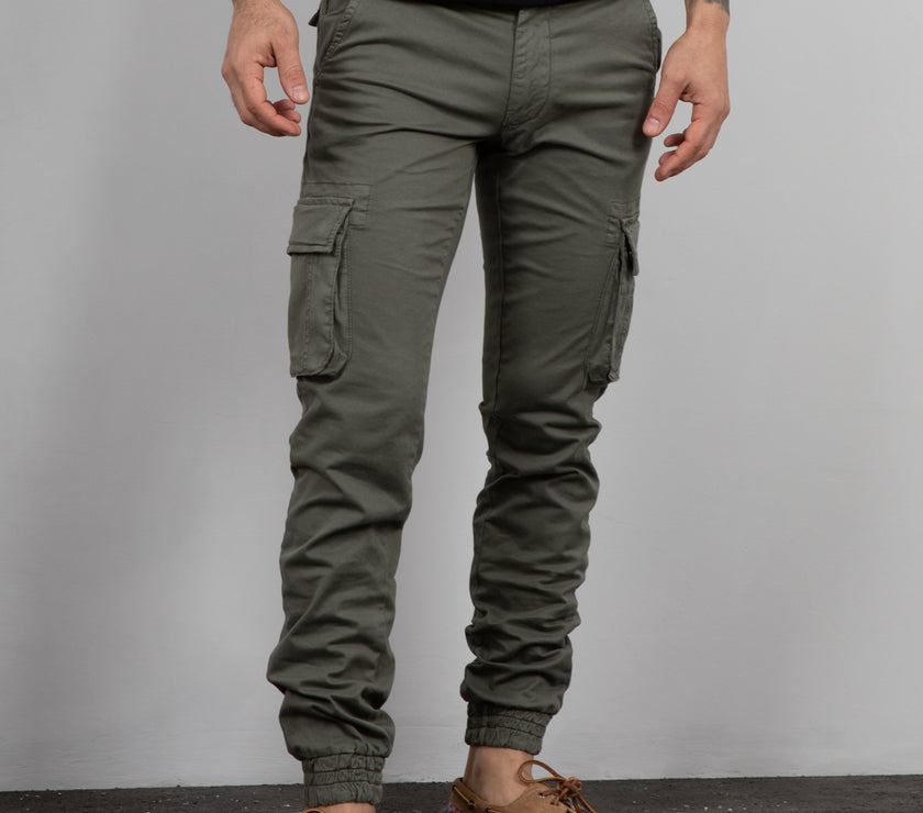 Pantalone cargo SQUAD2 - MILITARE ARGENTATI