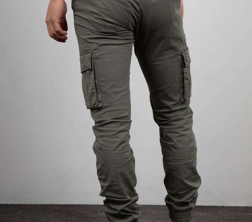 Pantalone cargo SQUAD2 - MILITARE ARGENTATI
