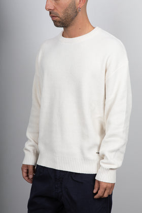 Maglione in ciniglia GIANNI LUPO - PANNA GL525S