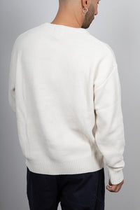 Maglione in ciniglia GIANNI LUPO - PANNA GL525S