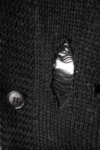 Cardigan rotture - NJB NERO 8113