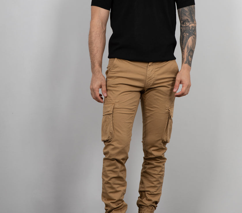 Pantalone cargo SQUAD2 - GOLDEN ARGENTATI