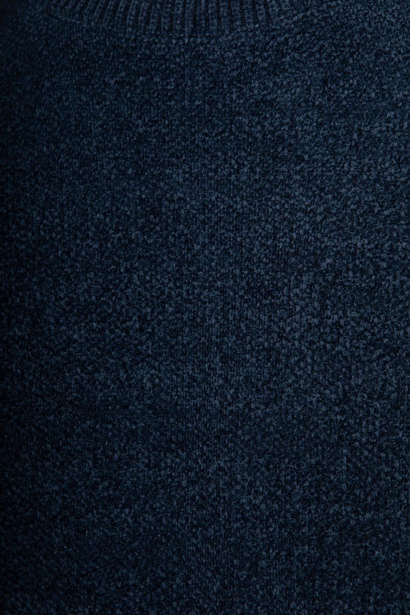 Maglione in ciniglia GIANNI LUPO - BLU GL525S