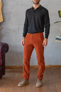 Pantalone velluto SQUAD2 - TERRACOTTA REE