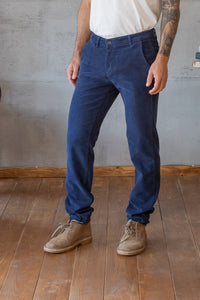 Pantalone velluto SQUAD2 - NAVY REE
