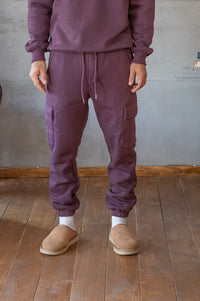 Pantaloni felpati TELAMIRA - BORGOGNA BTF0034