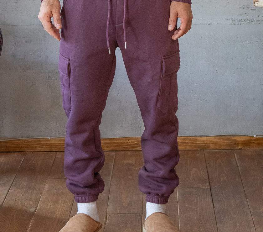 Pantaloni felpati TELAMIRA - BORGOGNA BTF0034