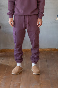 Pantaloni felpati TELAMIRA - BORGOGNA BTF0034