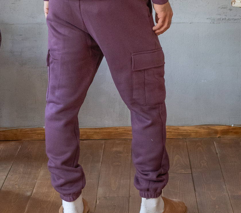 Pantaloni felpati TELAMIRA - BORGOGNA BTF0034