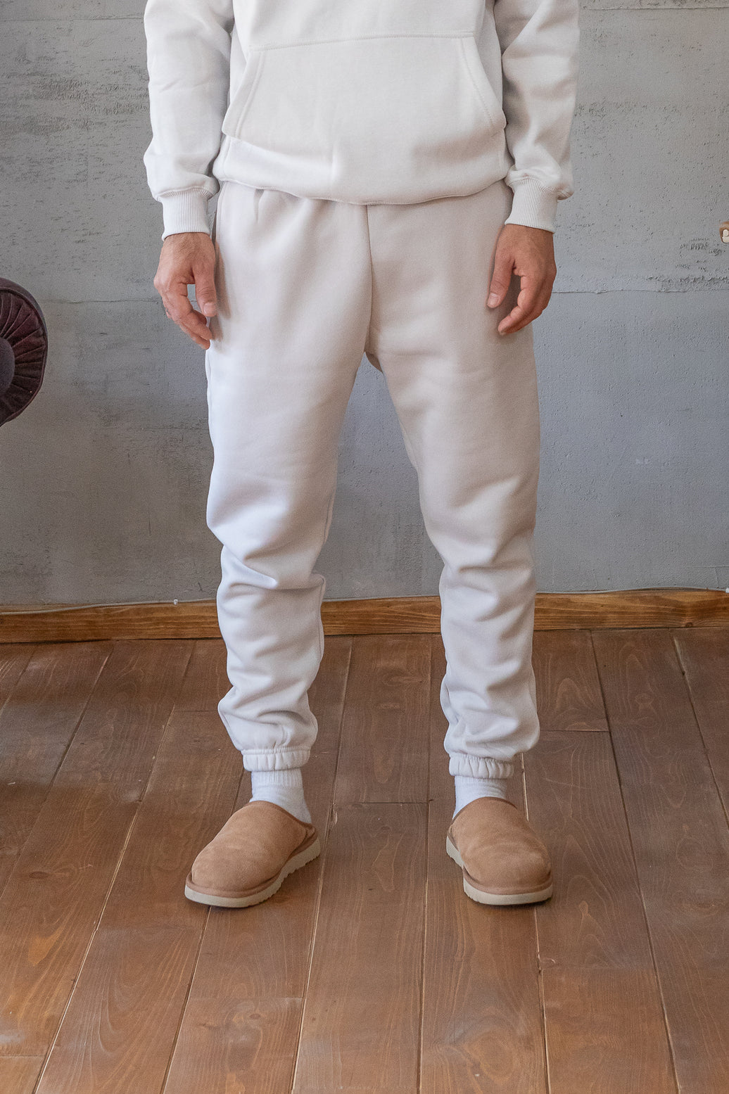 Pantaloni felpati TELAMIRA - BEIGE BTF0033