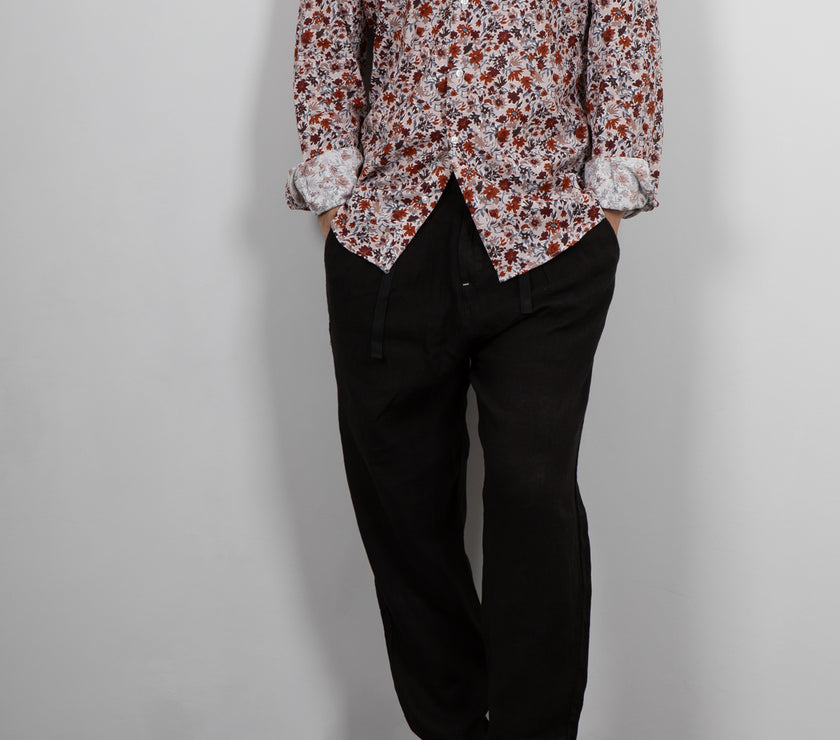 TELAMIRA-TAHITI FANTASY cotton/linen shirt 