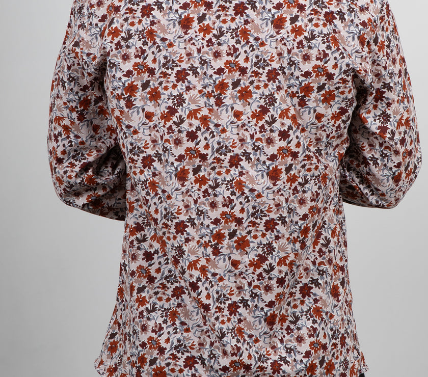 TELAMIRA-TAHITI FANTASY cotton/linen shirt 