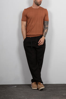 BERNA trousers 100% LINEN-WALNUT 243422