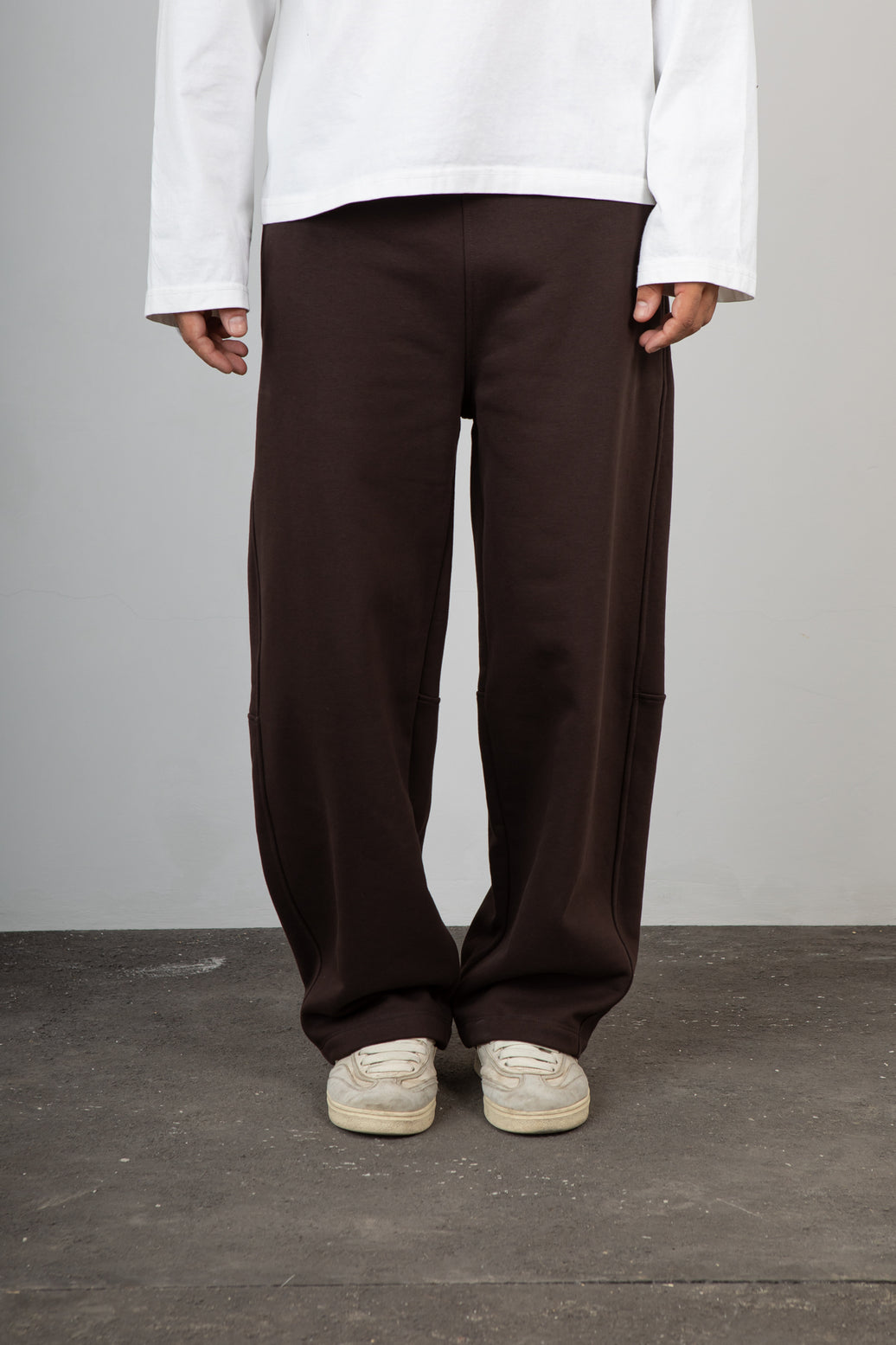 Pantalone baloon in felpa WOC - SALINAS CIOCCOLATO