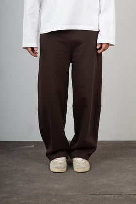Pantalone baloon in felpa WOC - SALINAS CIOCCOLATO