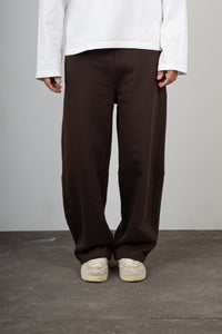 Pantalone baloon in felpa WOC - SALINAS CIOCCOLATO