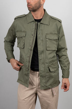 FIELD JACKET TELAMIRA-BTG051 VERDE