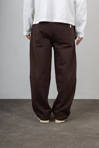 Pantalone baloon in felpa WOC - SALINAS CIOCCOLATO