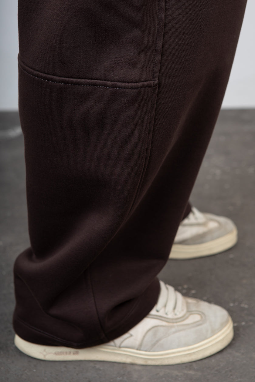 Pantalone baloon in felpa WOC - SALINAS CIOCCOLATO