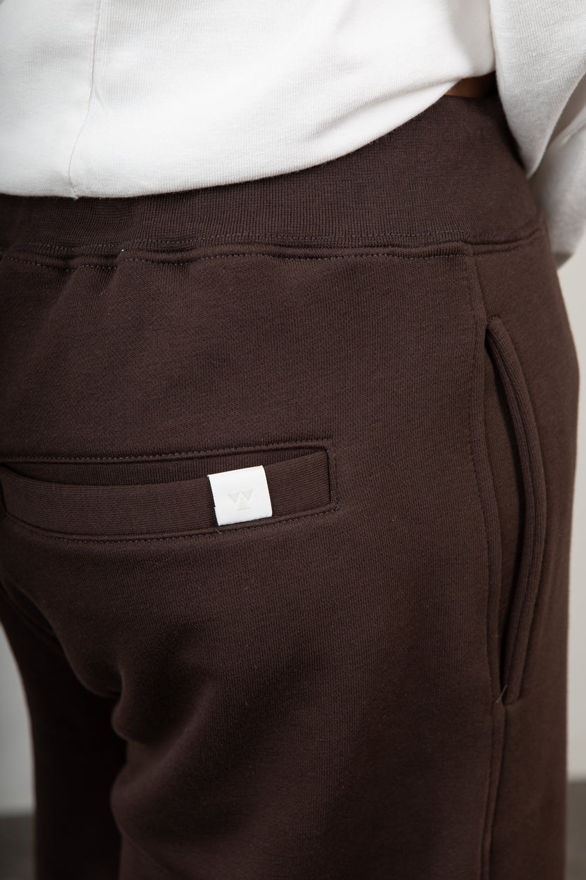 Pantalone baloon in felpa WOC - SALINAS CIOCCOLATO