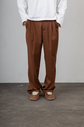 Pantalone palazzo WOC - BOGOTA CARAMELLO