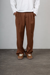 Pantalone palazzo WOC - BOGOTA CARAMELLO