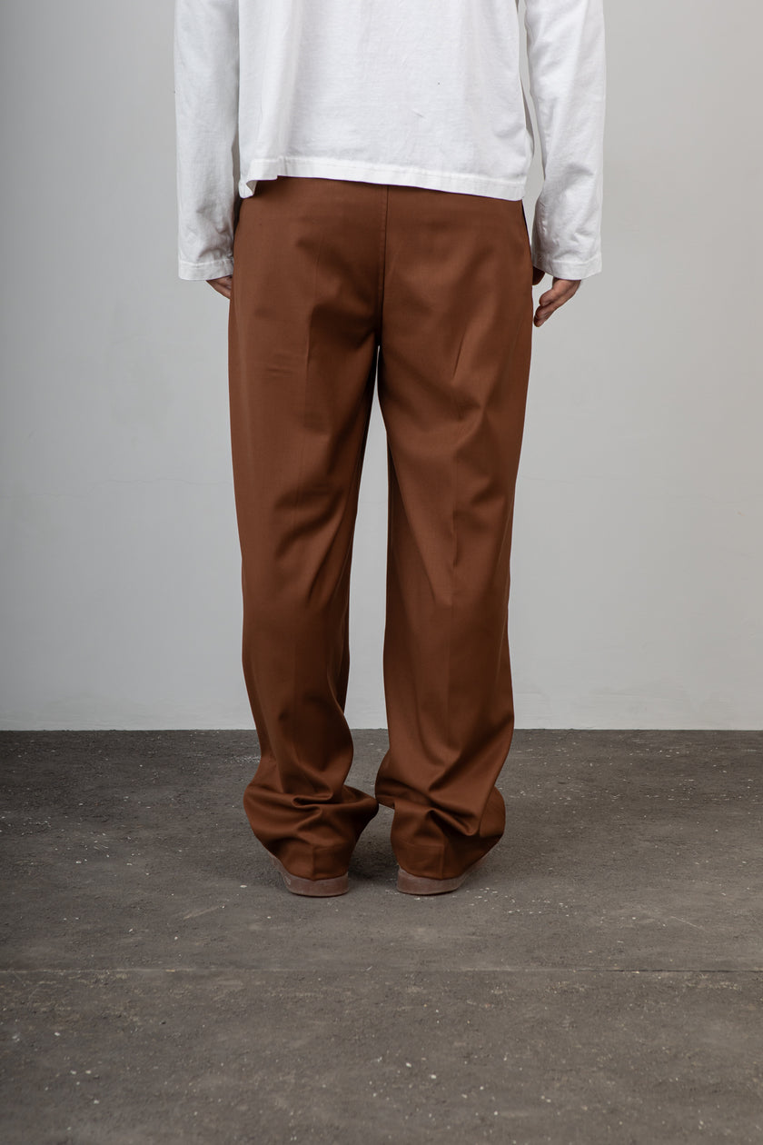 Pantalone palazzo WOC - BOGOTA CARAMELLO