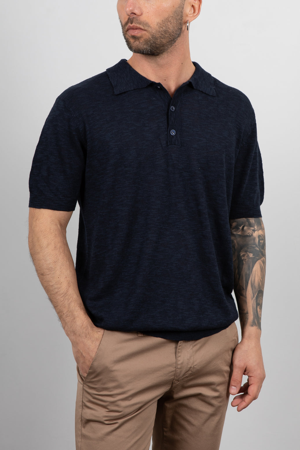 TELAMIRA-BLUE POLO SHIRT BTM07