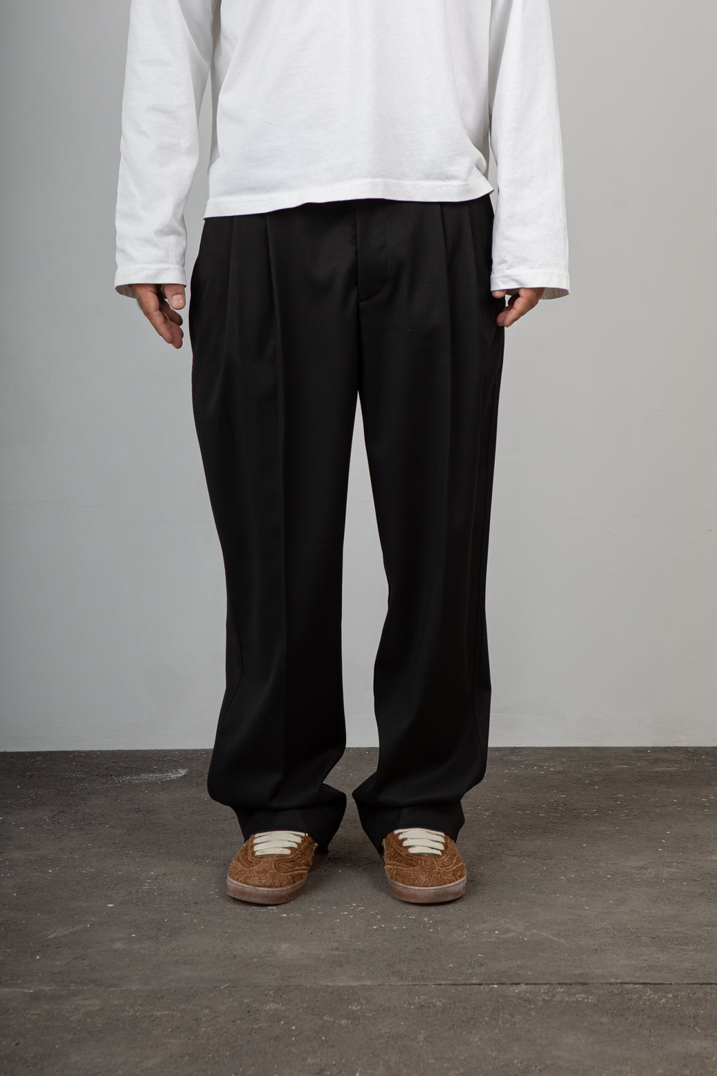 Pantalone palazzo WOC - BOGOTA NERO