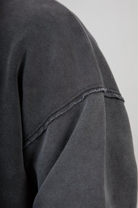 Felpa crop WOC - REDCLIFF NERO