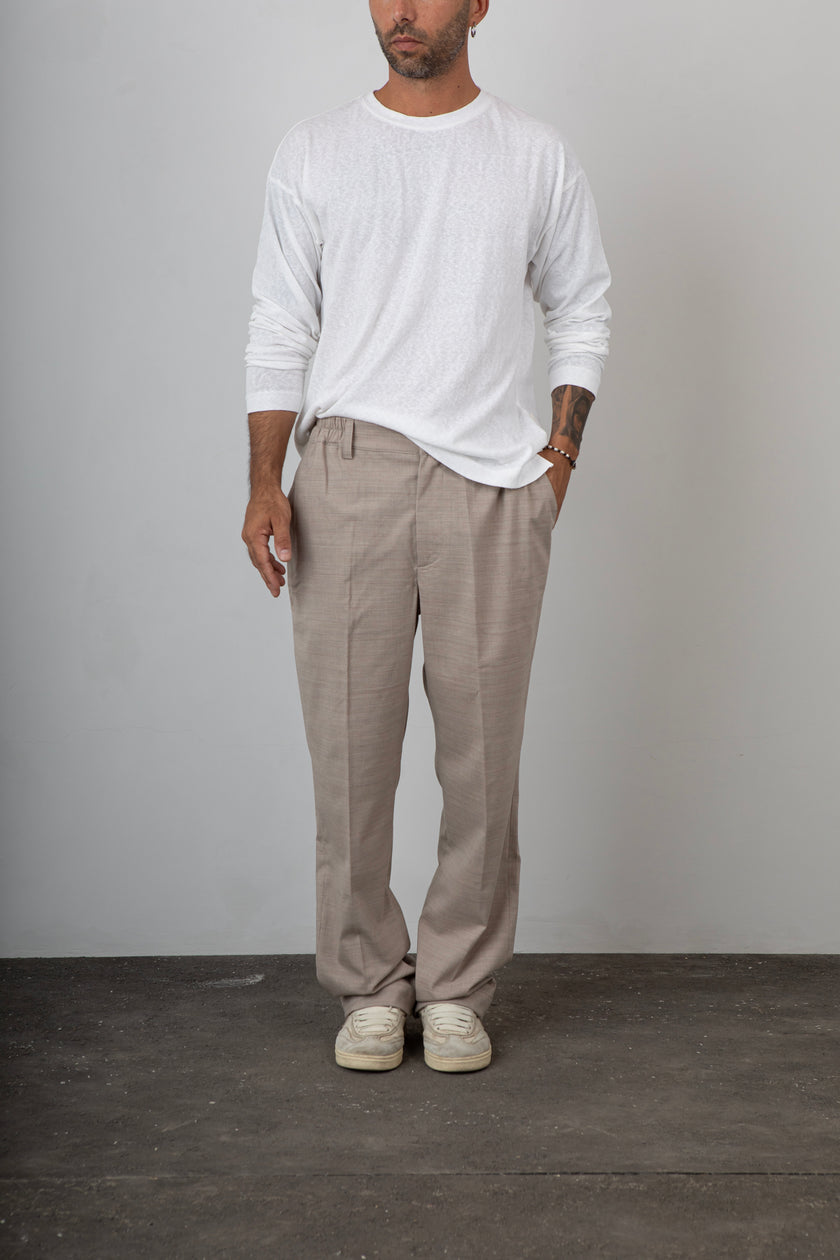 Pantalone fresco lana WOC - MARACAIBO SABBIA