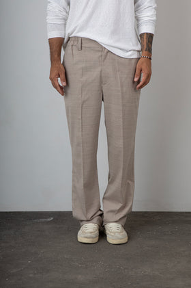 Pantalone fresco lana WOC - MARACAIBO SABBIA
