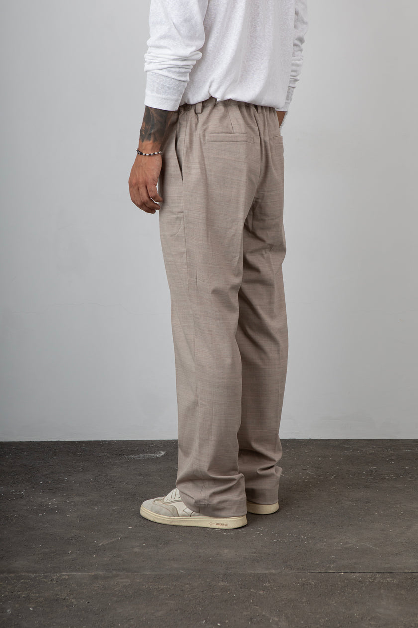 Pantalone fresco lana WOC - MARACAIBO SABBIA