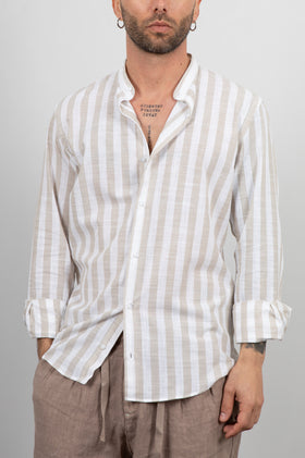 Camicia TELAMIRA-56044 BEIGE