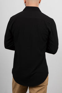 TELAMIRA-VENTURA BLACK shirt 100% VISCOSE 