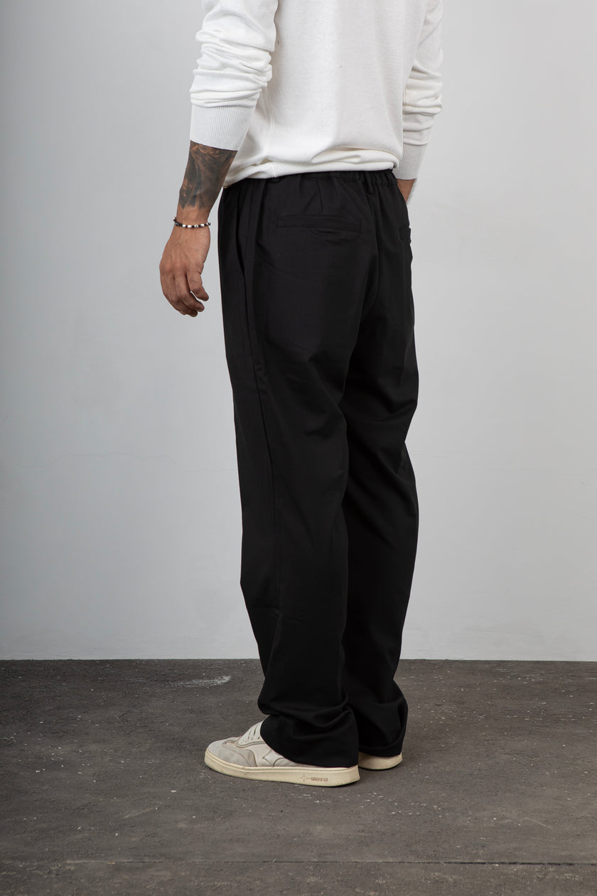 Pantalone fresco lana WOC - MARACAIBO NERO