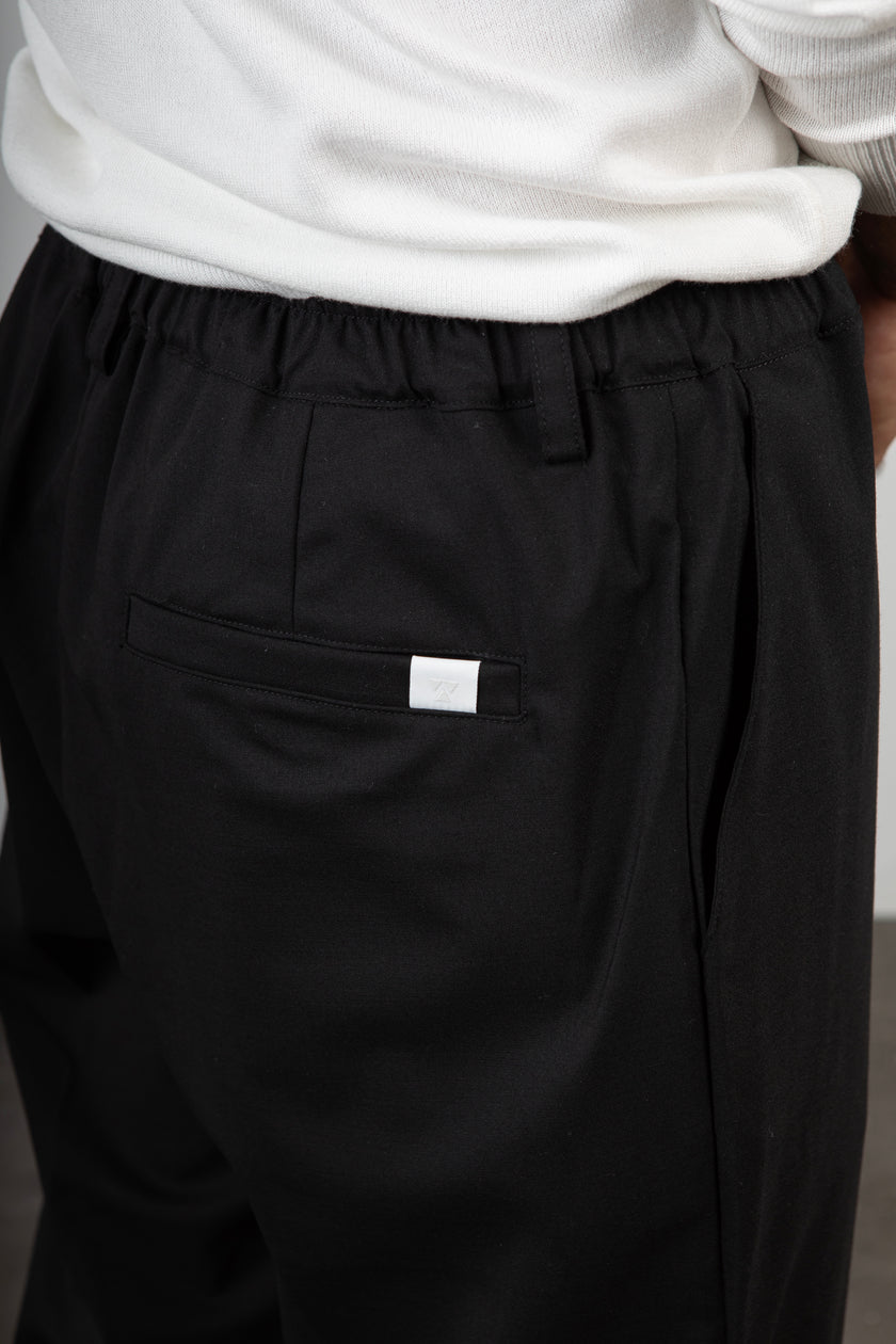 Pantalone fresco lana WOC - MARACAIBO NERO