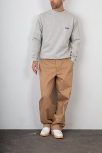 Felpa girocollo WOODBIRD-2616-600 GREY MELANGE
