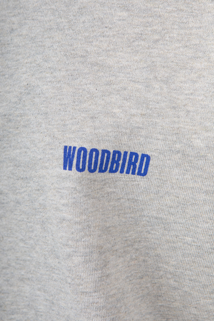 Felpa girocollo WOODBIRD-2616-600 GREY MELANGE