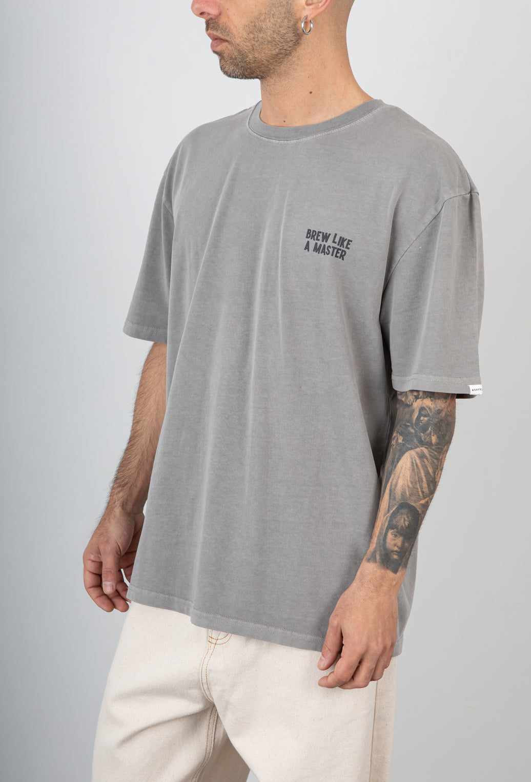T-shirt ANERKJENDT - GREY 902376