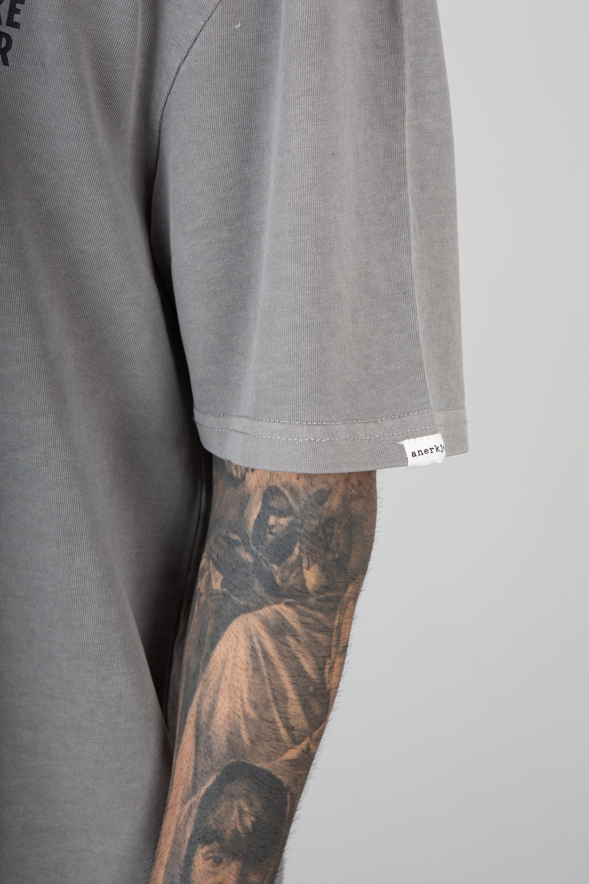 T-shirt ANERKJENDT - GREY 902376