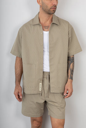 Camicia WOODBIRD-2616-703 STONE