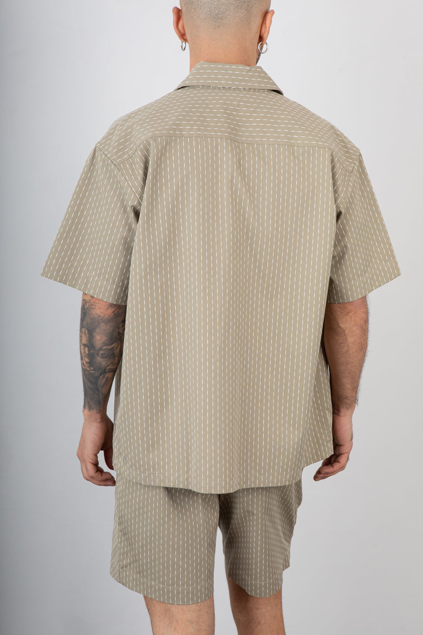 Camicia WOODBIRD-2616-703 STONE