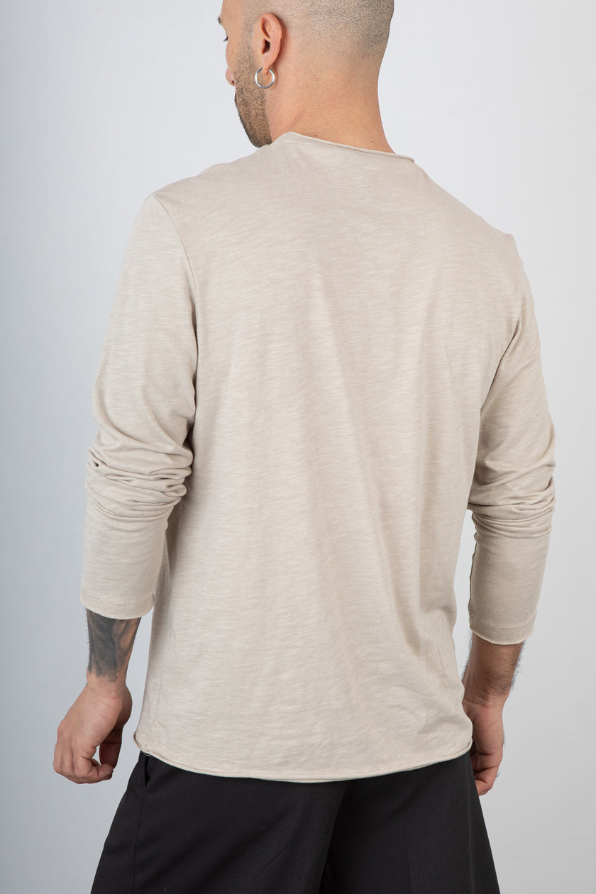 T-Shirt lunga TREZ-JSB3 BEIGE