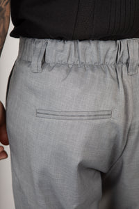 Pantalone palazzo SQUAD - BARRA GRIGIO