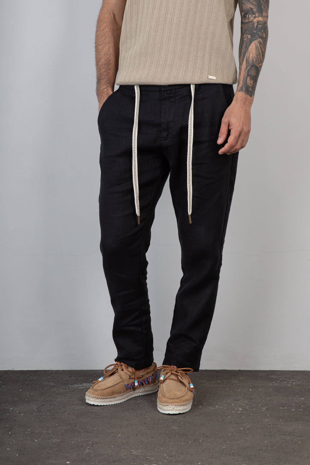 Pantalone GIANNI LUPO-MICHIGAN NERO