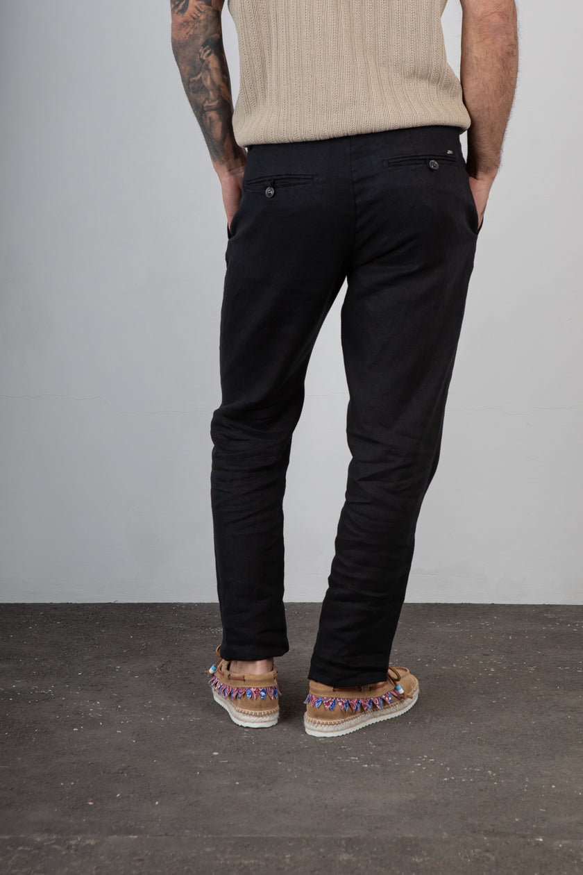Pantalone GIANNI LUPO-MICHIGAN NERO